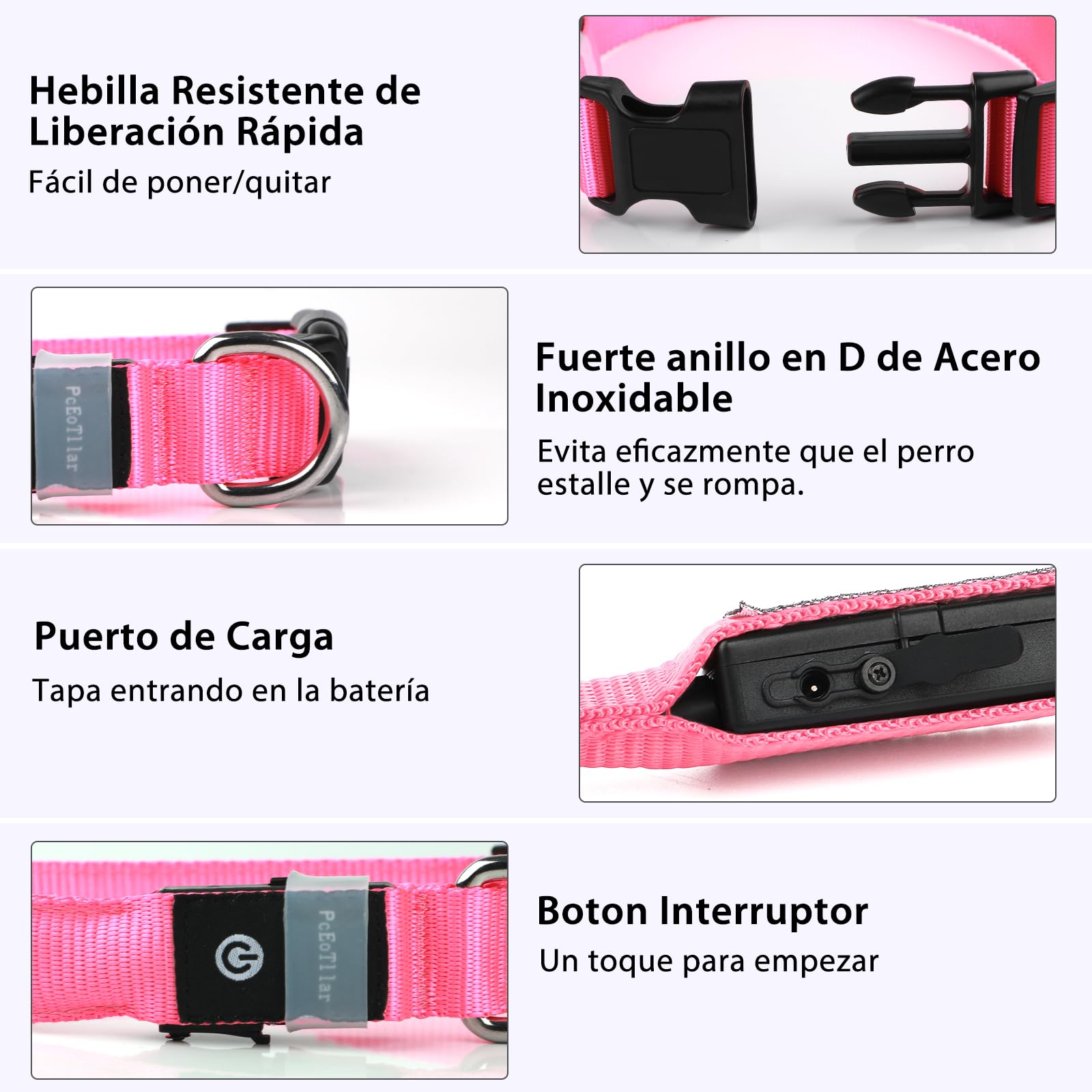 PcEoTllar collar-perro-resistente-agua ideal para juegos al exterior