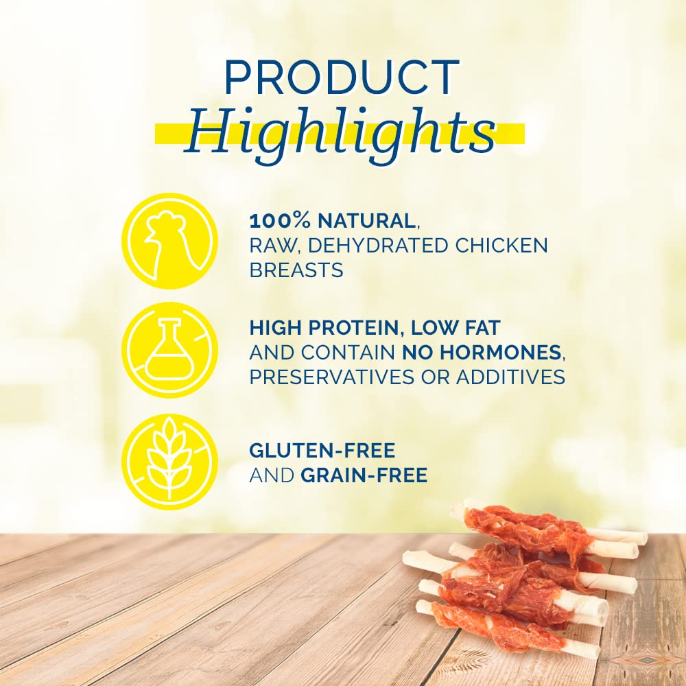 PCI Chick N Hide pack abierto, masticables listos para disfrutar.