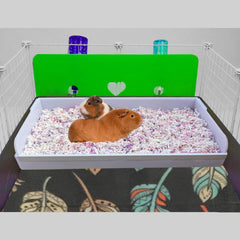pcprbfk Andescobo: material de cama desechable para conejillos de indias, reduce manchas en la jaula