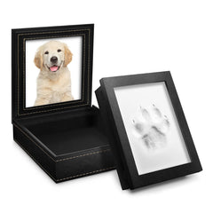 PCS Paw Print Kit: estuche negro elegante para conservar la huella de tu mascota