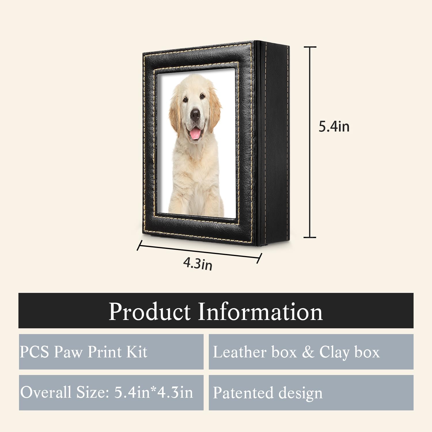 PCS Paw Print Kit: impresión de pata de gato para un recuerdo tierno