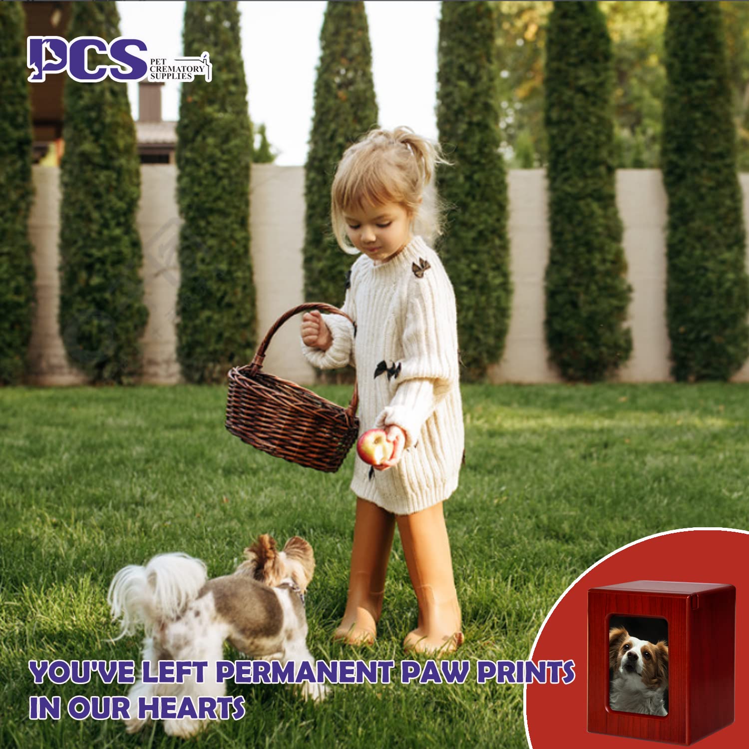 Atención al cliente de PCS para urnas de mascotas
