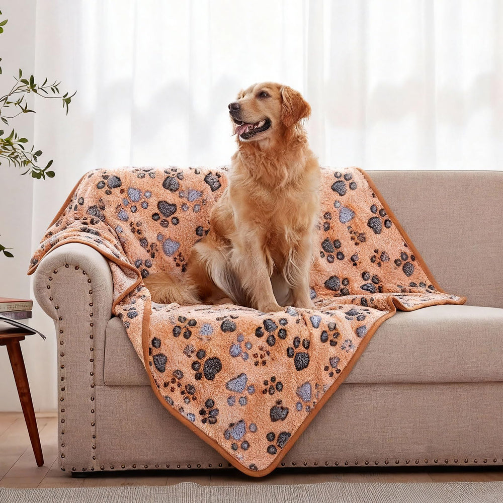 Manta PEASUG para cachorros, peluche suave y acogedor.
