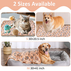 Manta PEASUG para perros lavable, mantiene suavidad tras lavado.