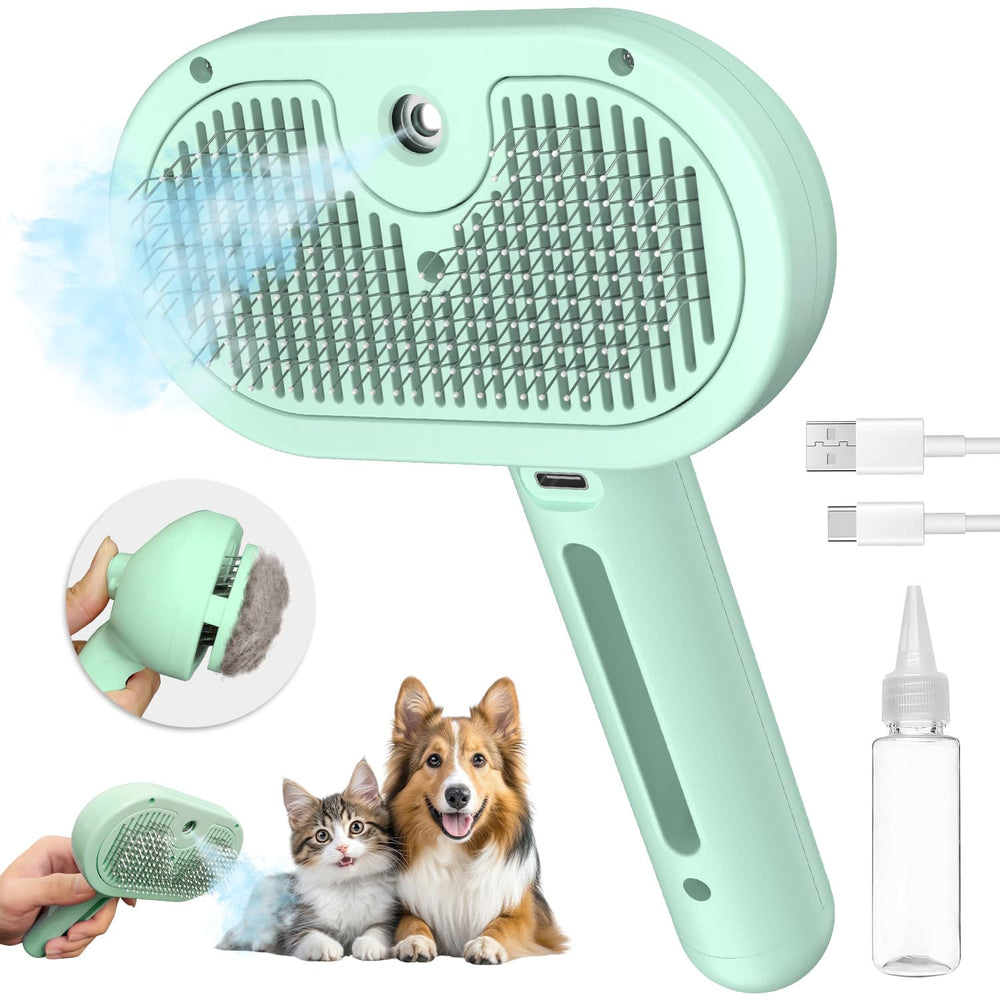 Pecait cepillo vapor gato para eliminar pelos sueltos durante el cepillado.