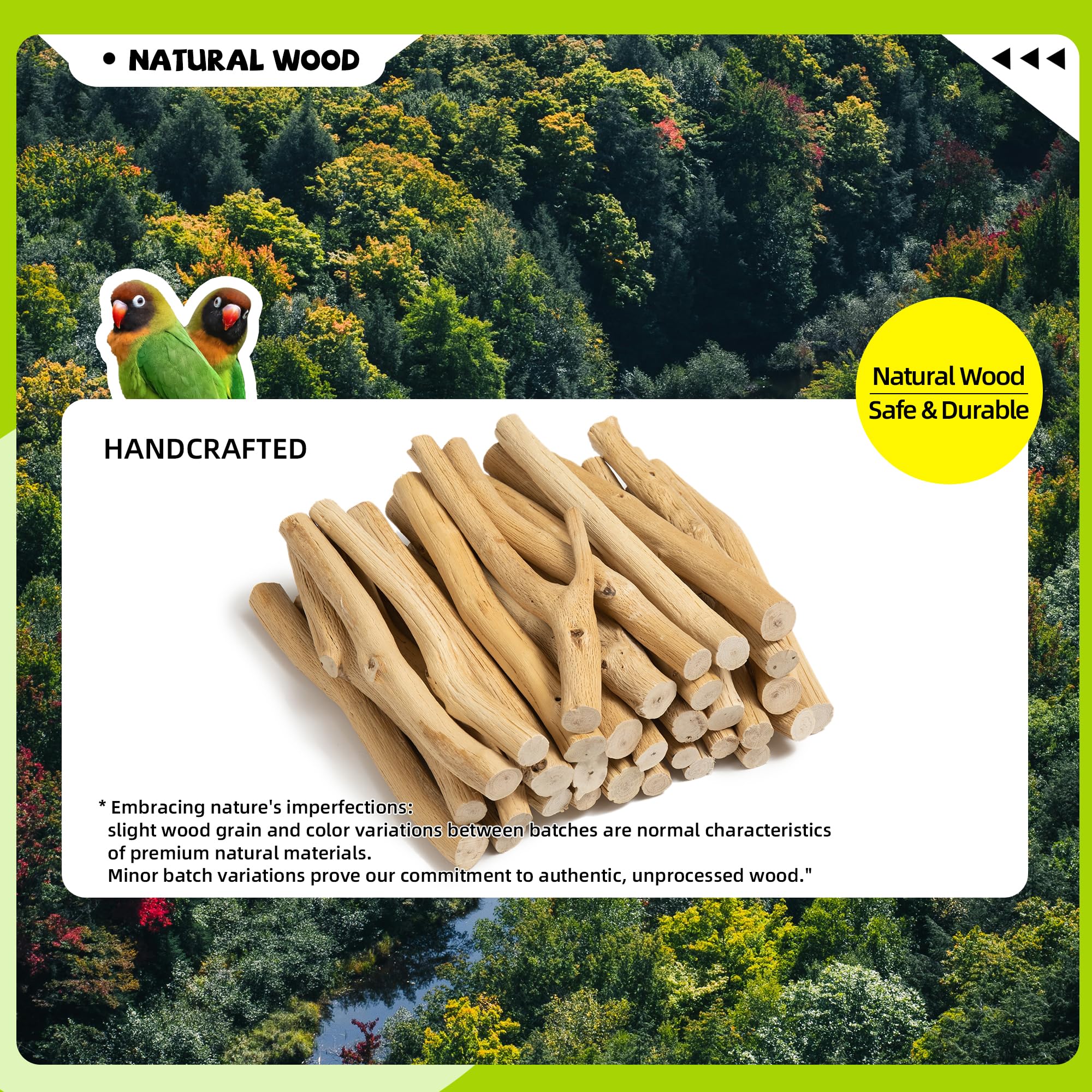 Pecirvoli percha compatible con jaulas y soportes de juego.
