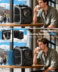 Pecute, bolsa gato sombra UV, protege del sol.