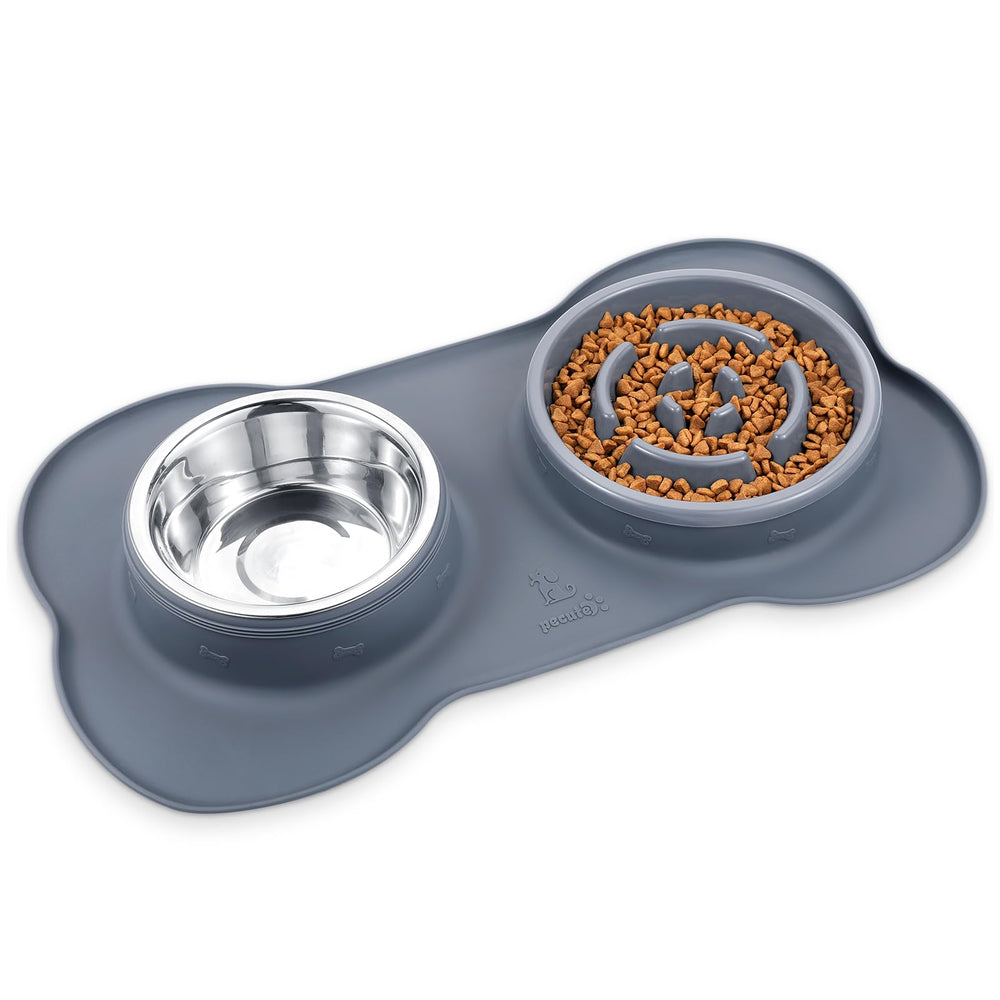 Pecute comedero lento para perros en silicona, fomenta comer con calma