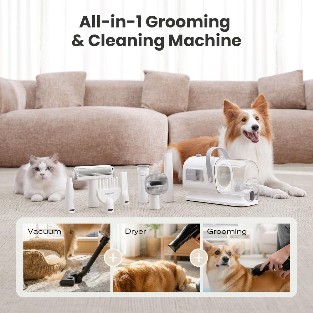 Cortadora eléctrica Pecute para perros, cortes precisos y rápidos.