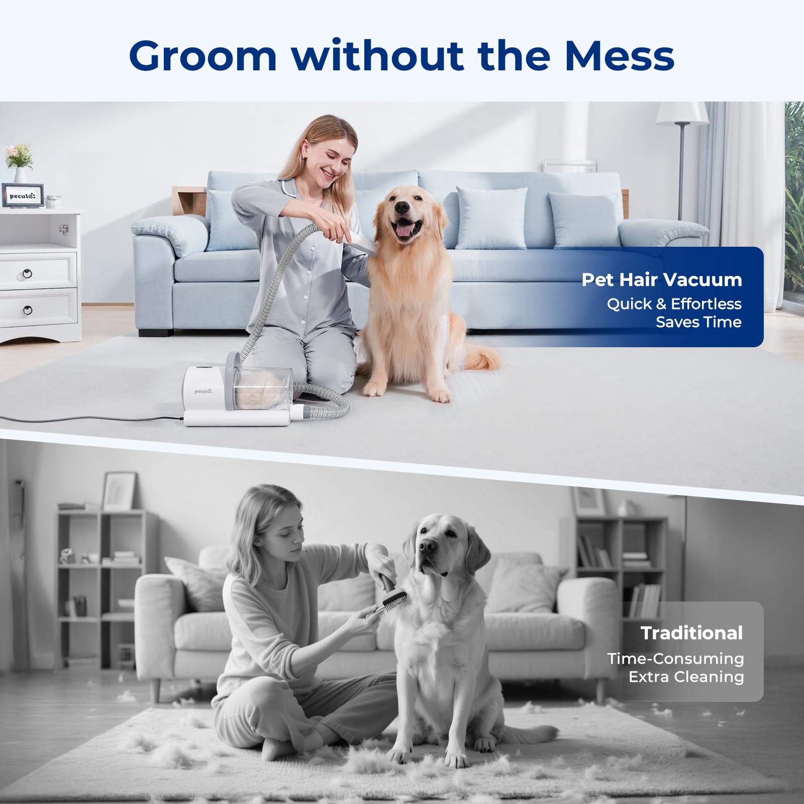 Cortapelos Pecute para mascotas, precisión y comodidad.