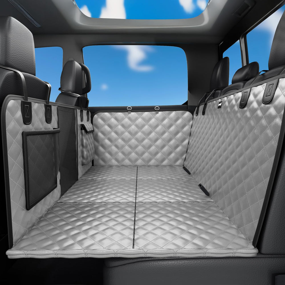 Extensor de asiento trasero para perros: cobertura amplia para viajes.