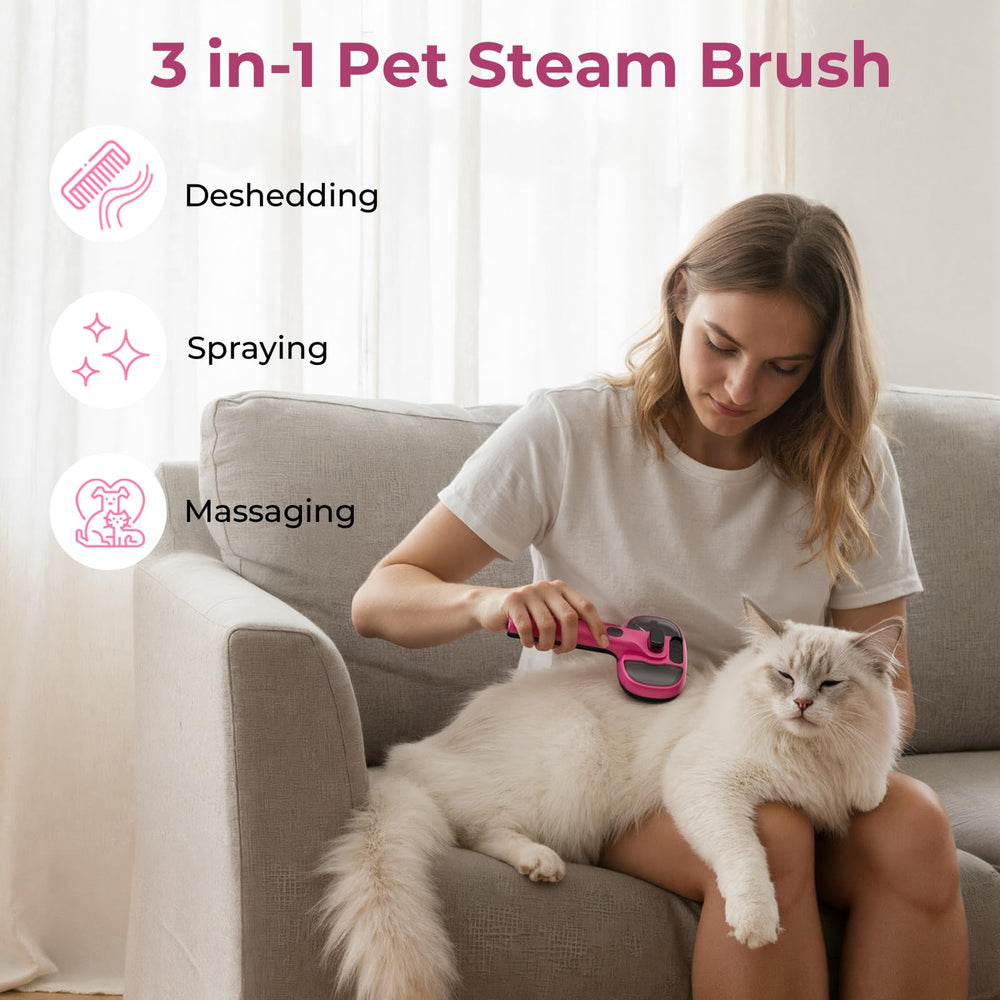 Pecute Cepillo de Vapor para Gatos, dos Modos, para desobstruir nudos.