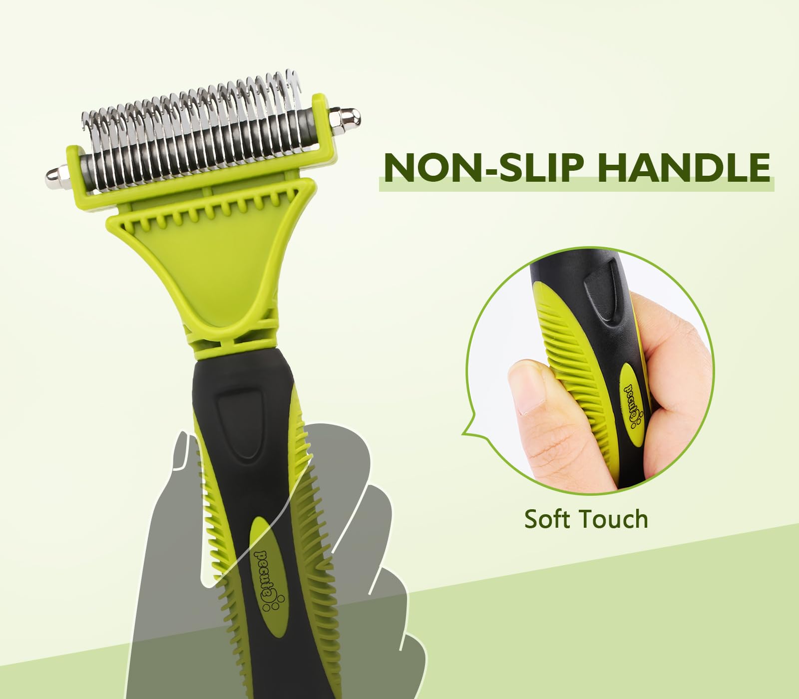 Pecute kit profesional de desmatar para mascotas, grooming rápido
