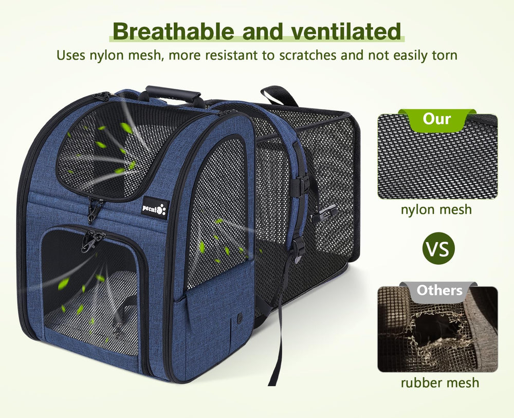 Pecute Mochila con almohadilla interior para descanso seguro