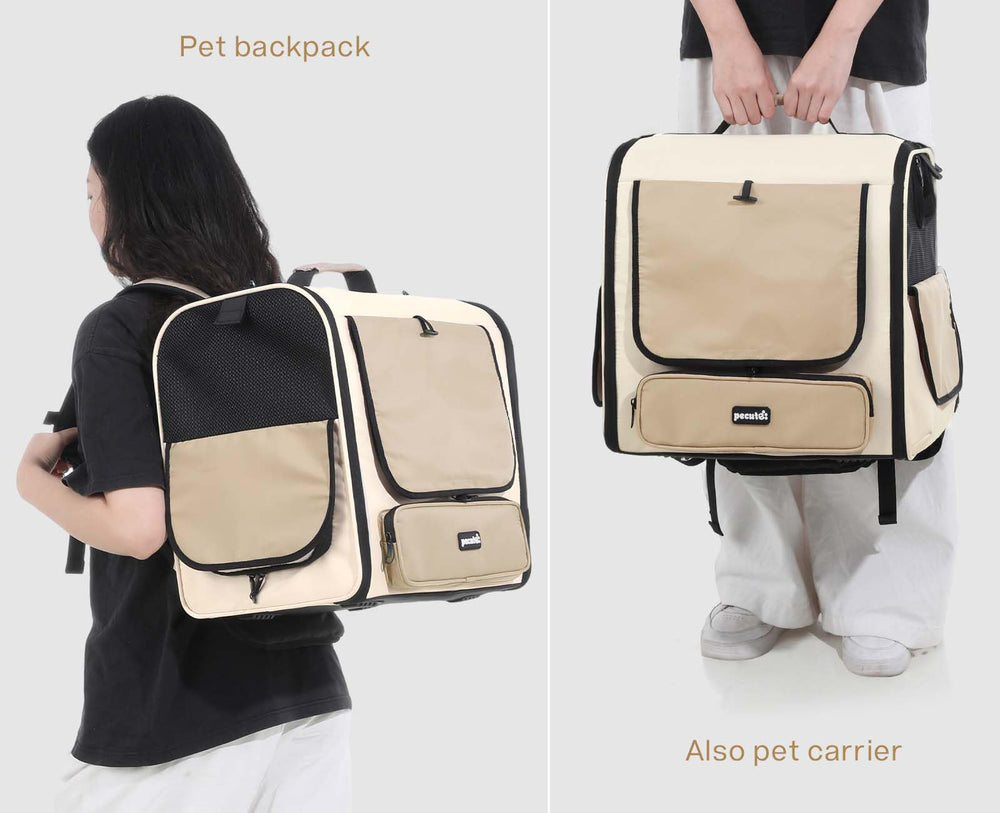 Pecute transportín: versión convertible a tienda para camping.