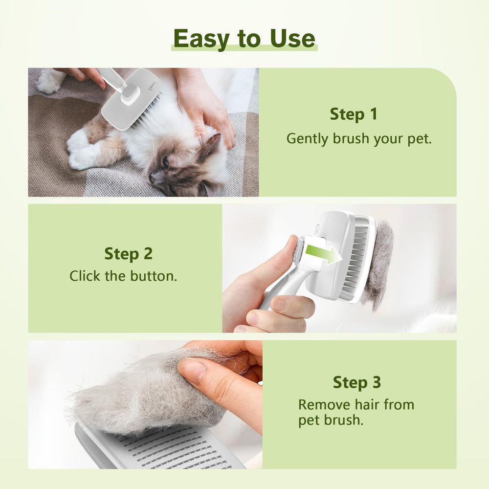 Cepillo apto para perros, gatos y otros pequeños animales.