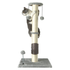 PEEKAB poste rascador de 32 pulgadas con sisal para uñas y juego del gato