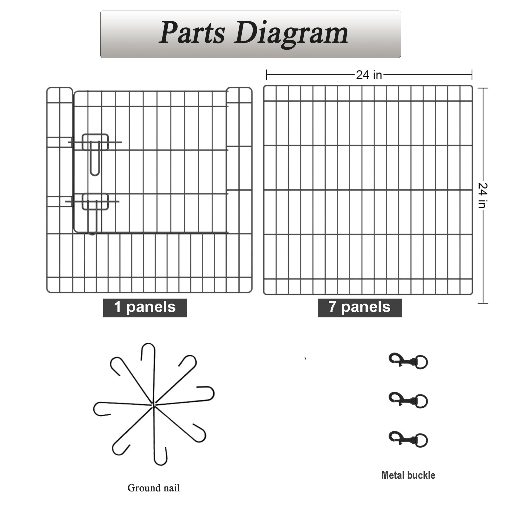 Peekaboo Corral sistema unificado, configura formas cuadradas
