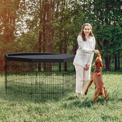 Base impermeable de la jaula Peekaboo para perros, fácil de limpiar