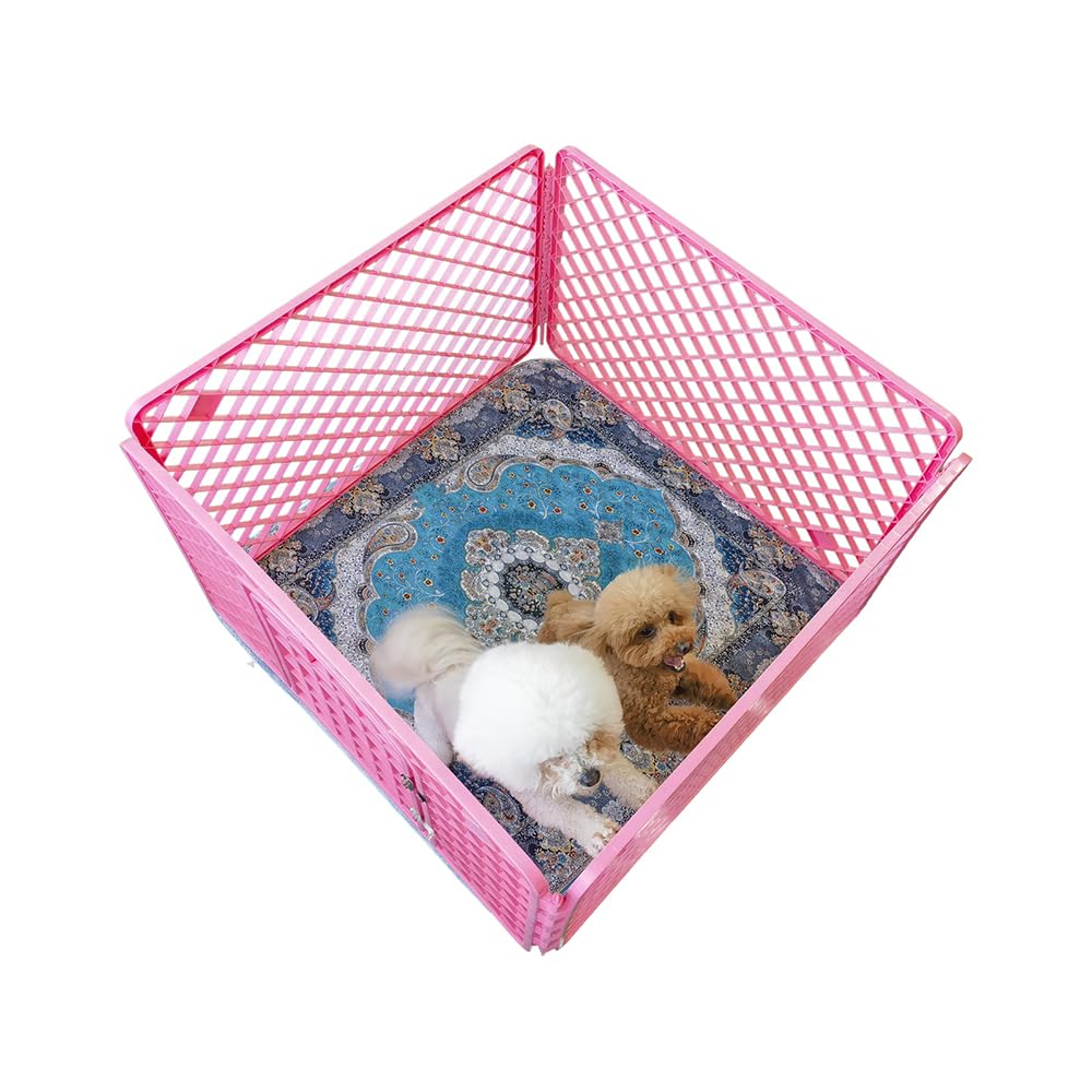 Peepeego: uso en jaula de juego para cachorros facilita la limpieza.