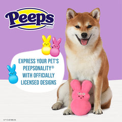 Juguete Peeps para perros con chirriador, mantiene a tu mascota entretenida.