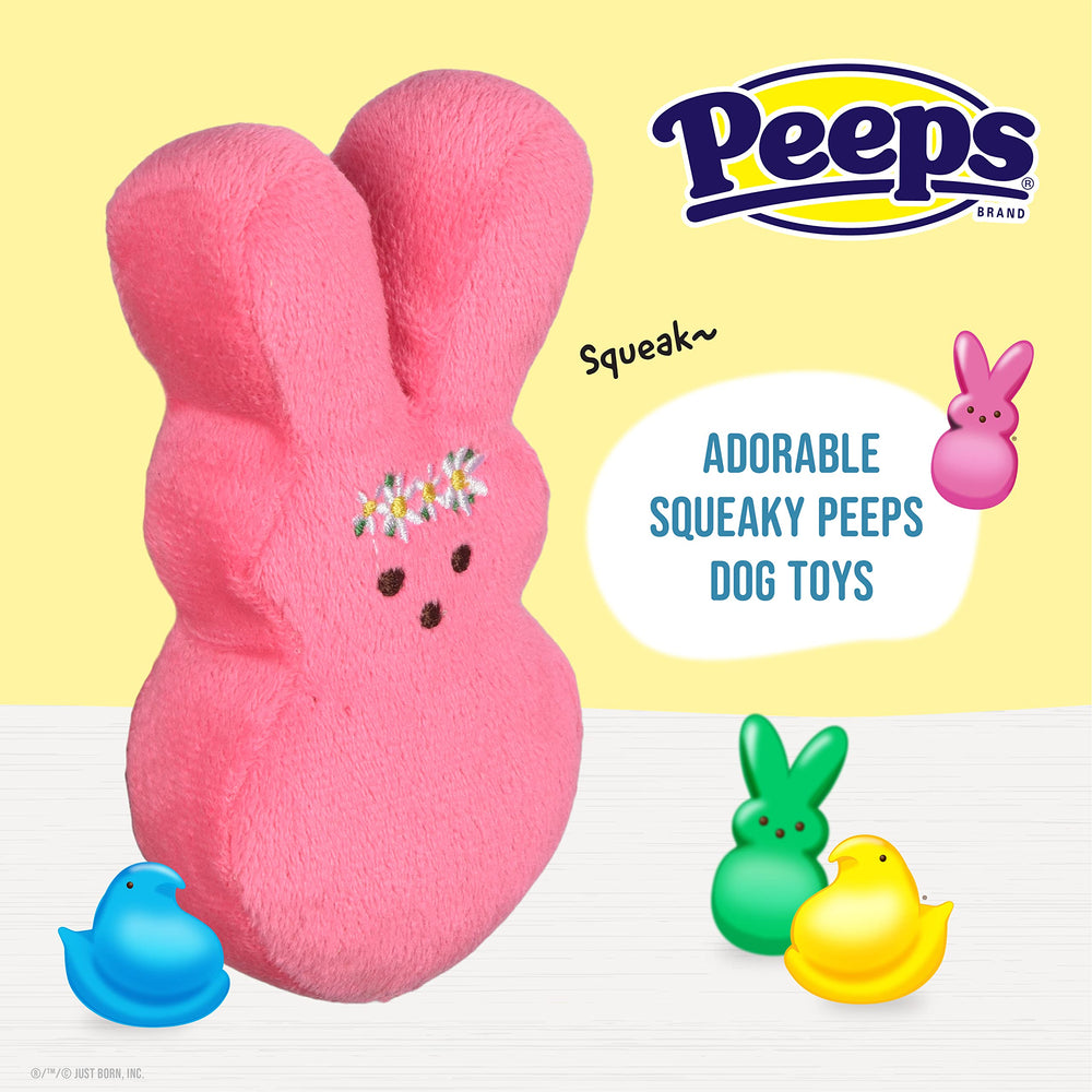Regalo Peeps de Pascua para perros, combinación de diversión y ternura.