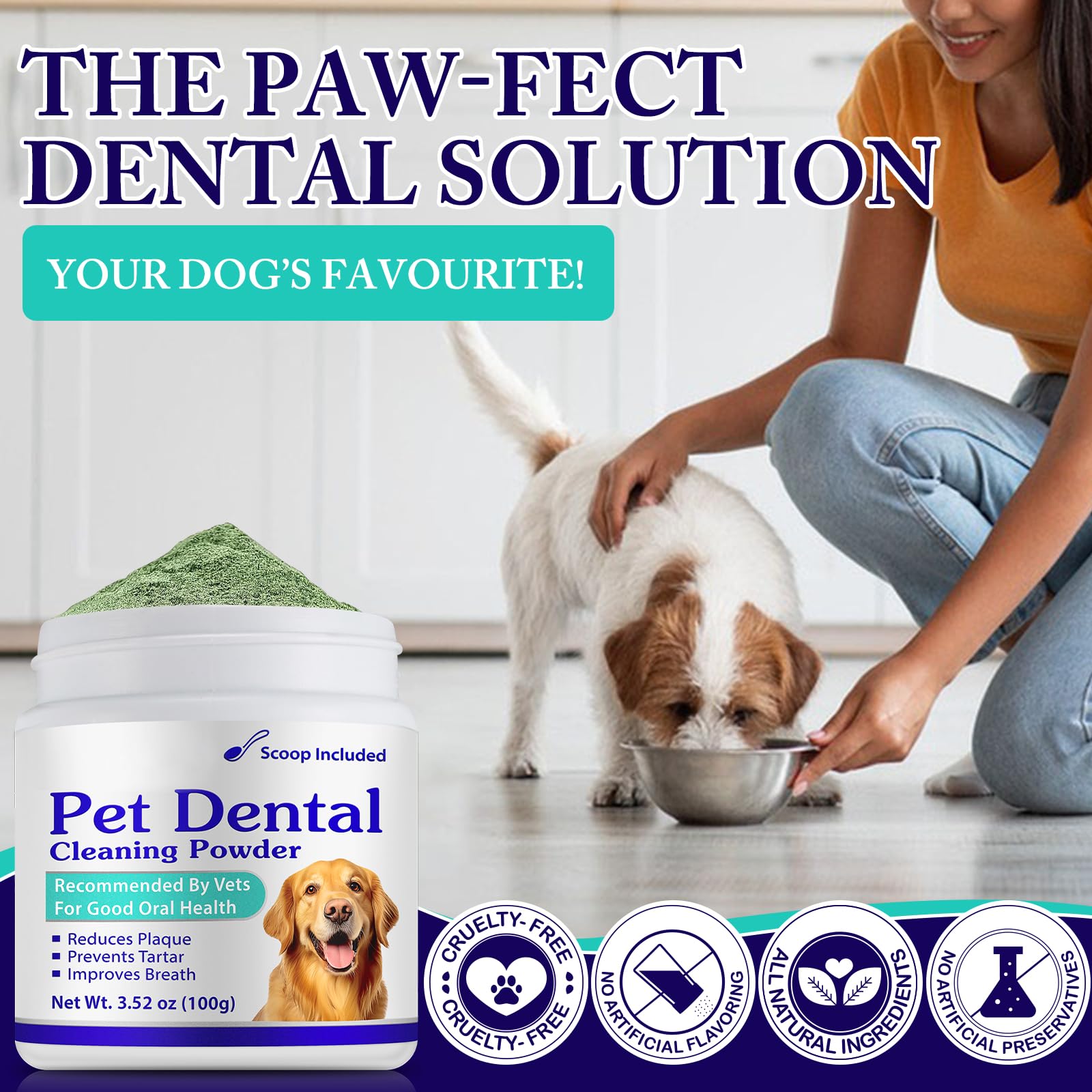 Peesnb aplicación fácil dental para perros, uso rápido y cómodo.