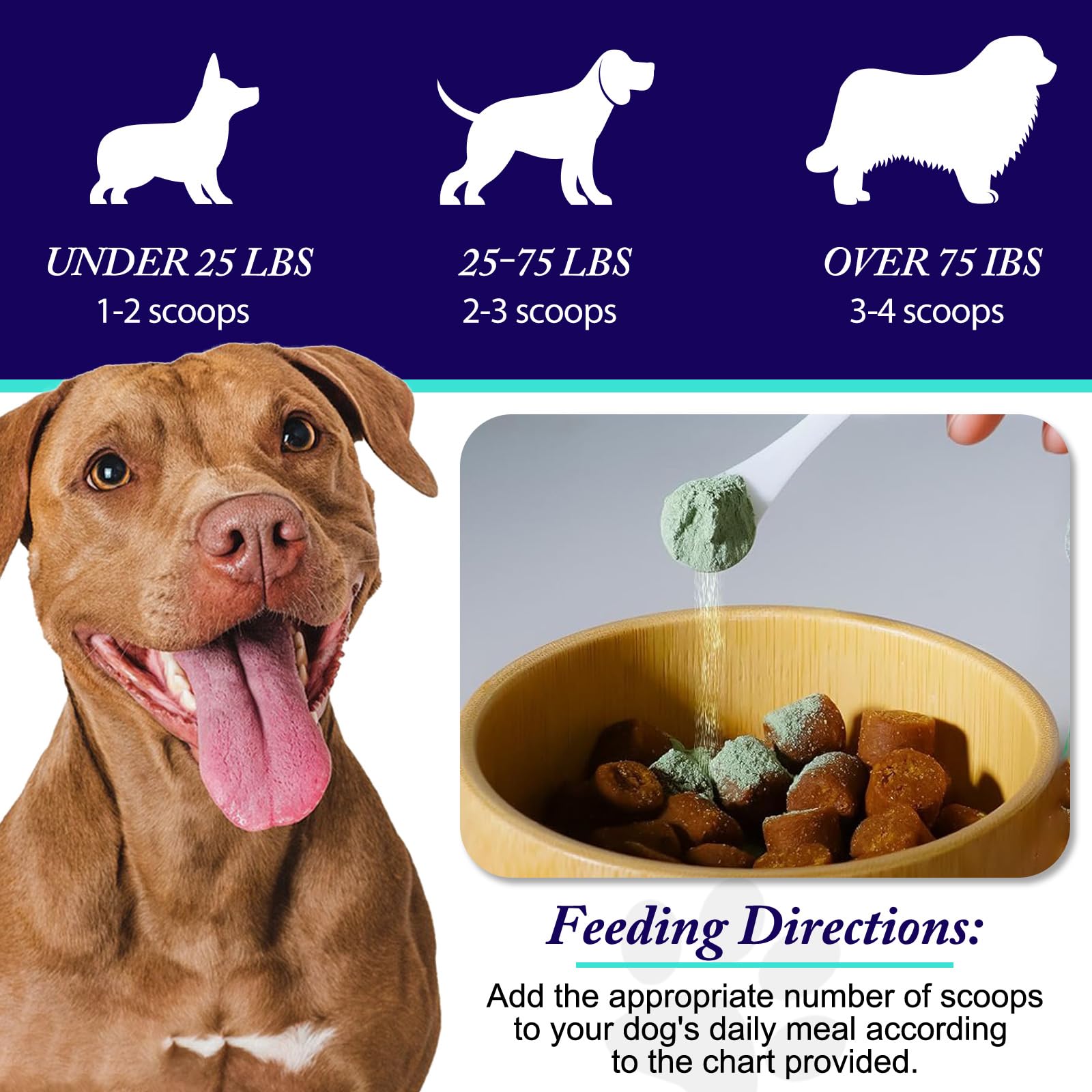 Peesnb polvo dental para perros, sin cepillado, resultados suaves.