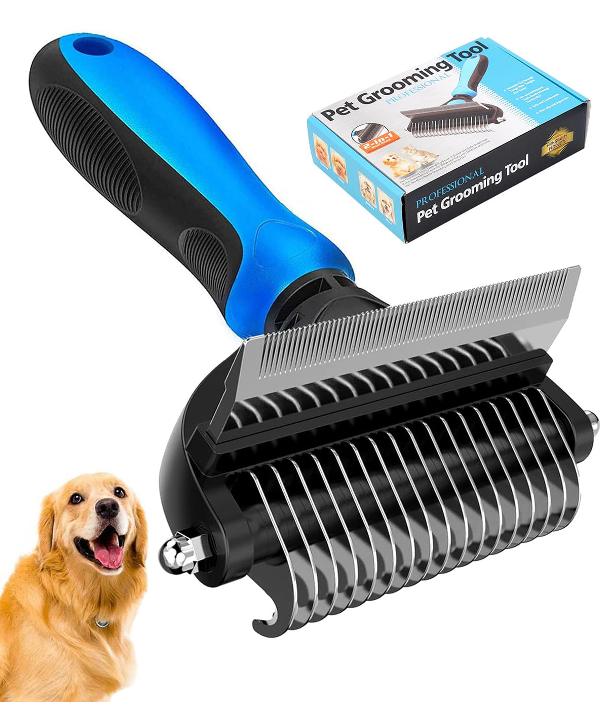 PEITA PET dos-en-uno frente del producto, diseño compacto para uso cómodo.