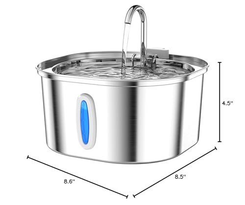 PEKTACO capacidad-108oz: ideal para 1–3 mascotas y varios días entre llenados.