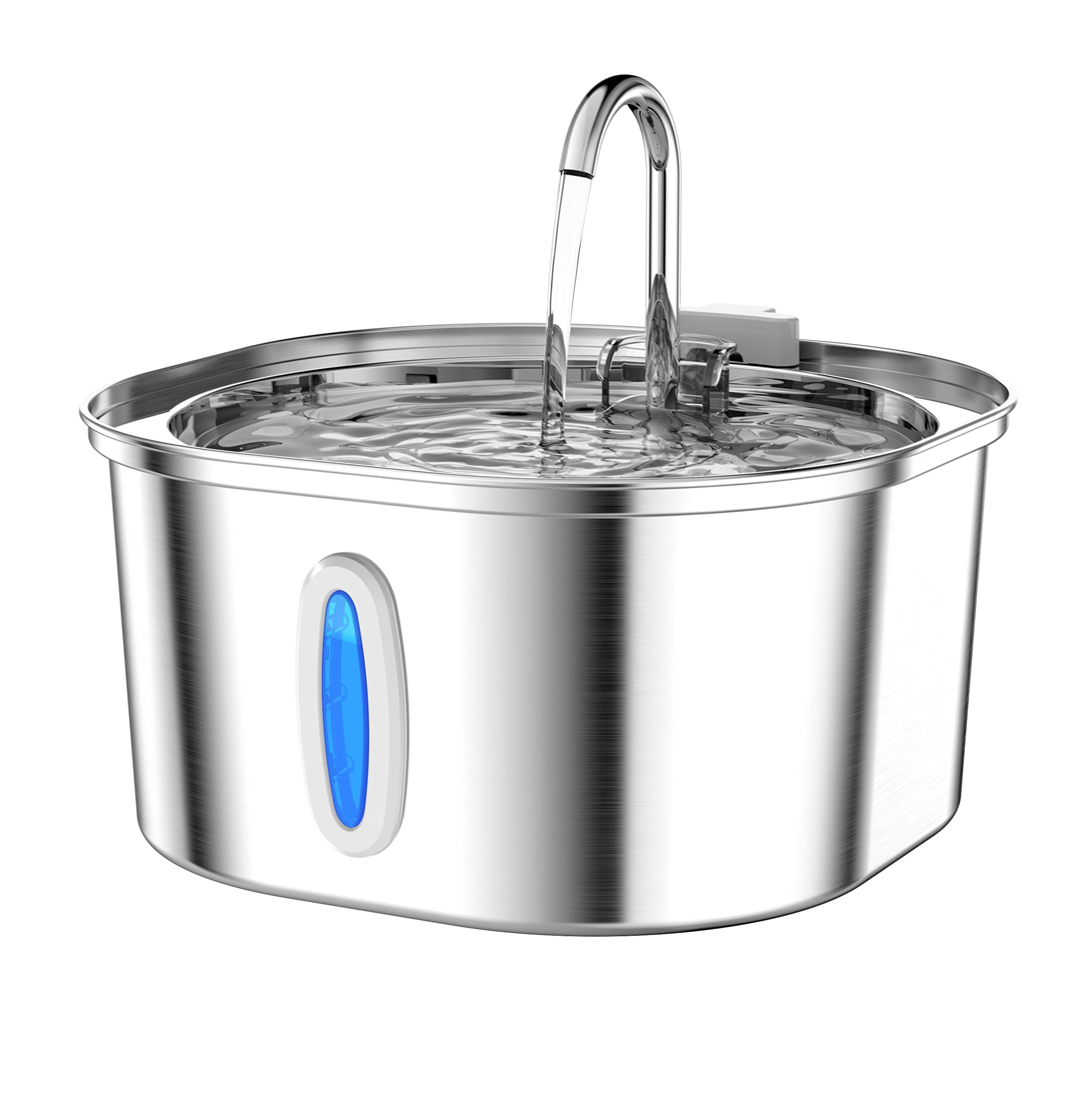 PEKTACO fuente-agua-gatos-108oz: gran capacidad para refrescar a tus gatos.