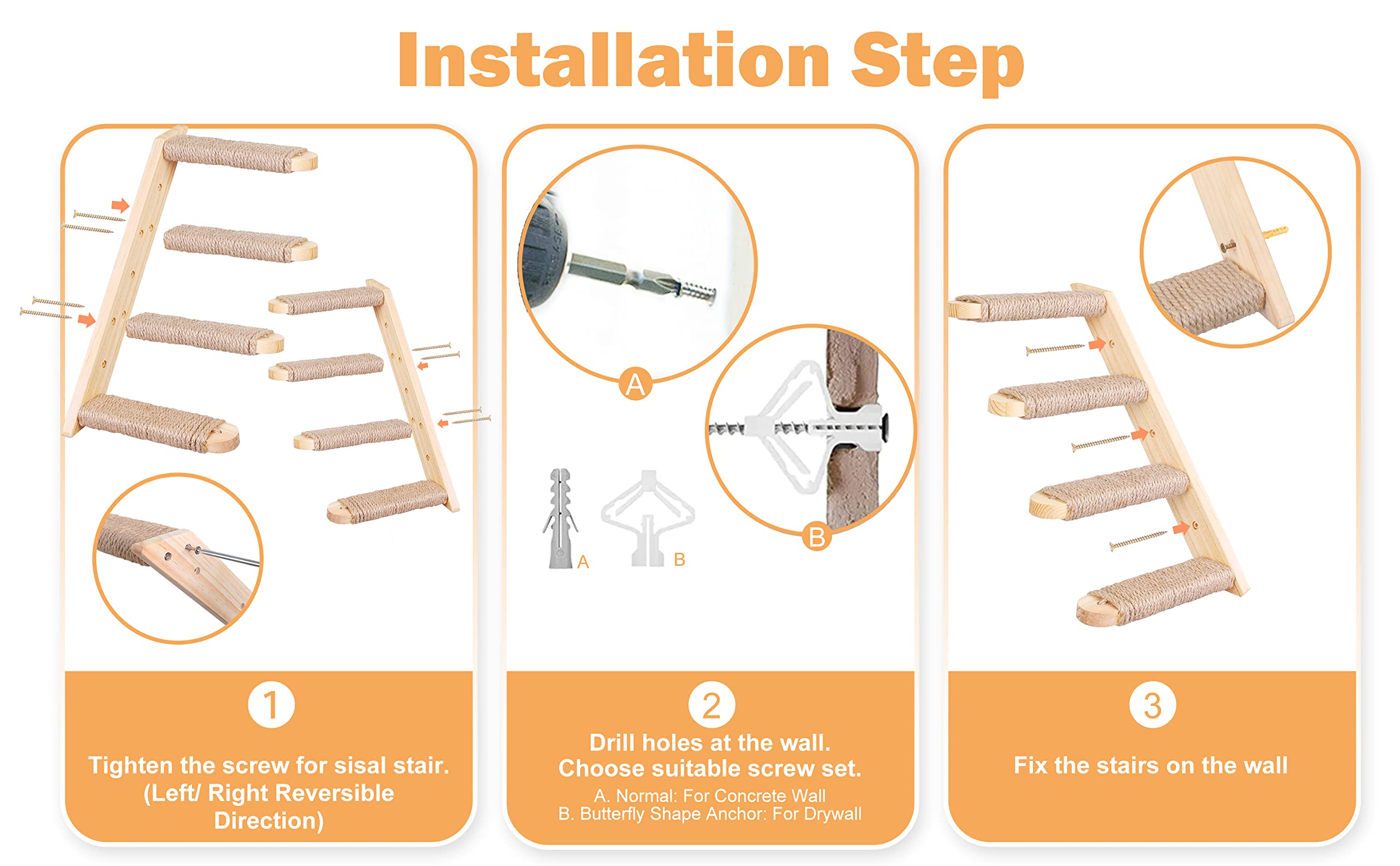 PELUMOZ instalación rápida con tornillos incluidos