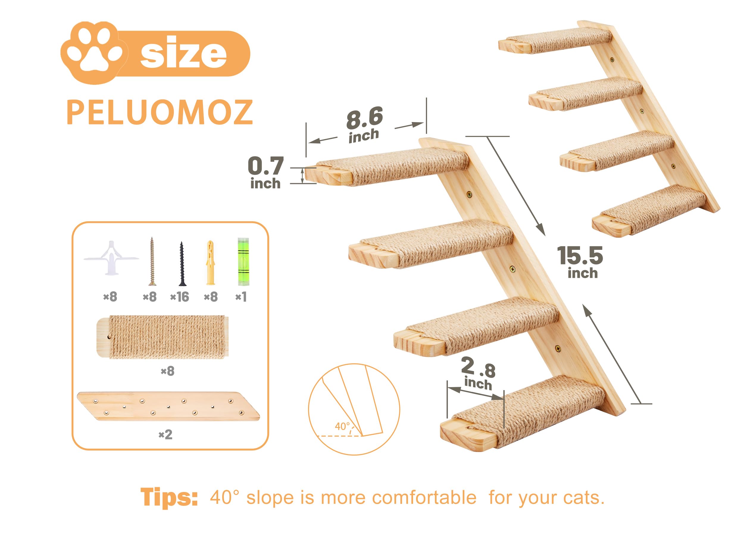 PELUMOZ madera natural yute ofrecen agarre cómodo