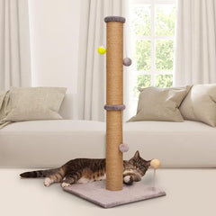 PelúomoZ torre rascado para interiores, mantiene al gato activo y entretenido.