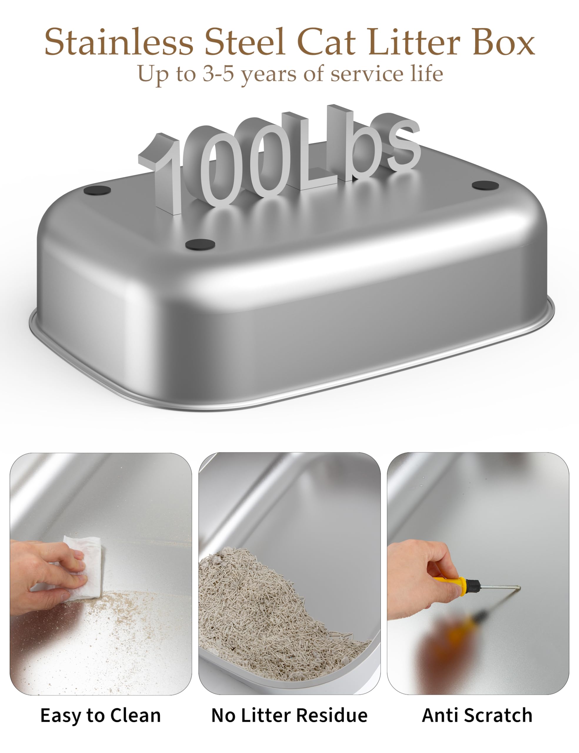 Salida superior para un acceso cómodo a la arena