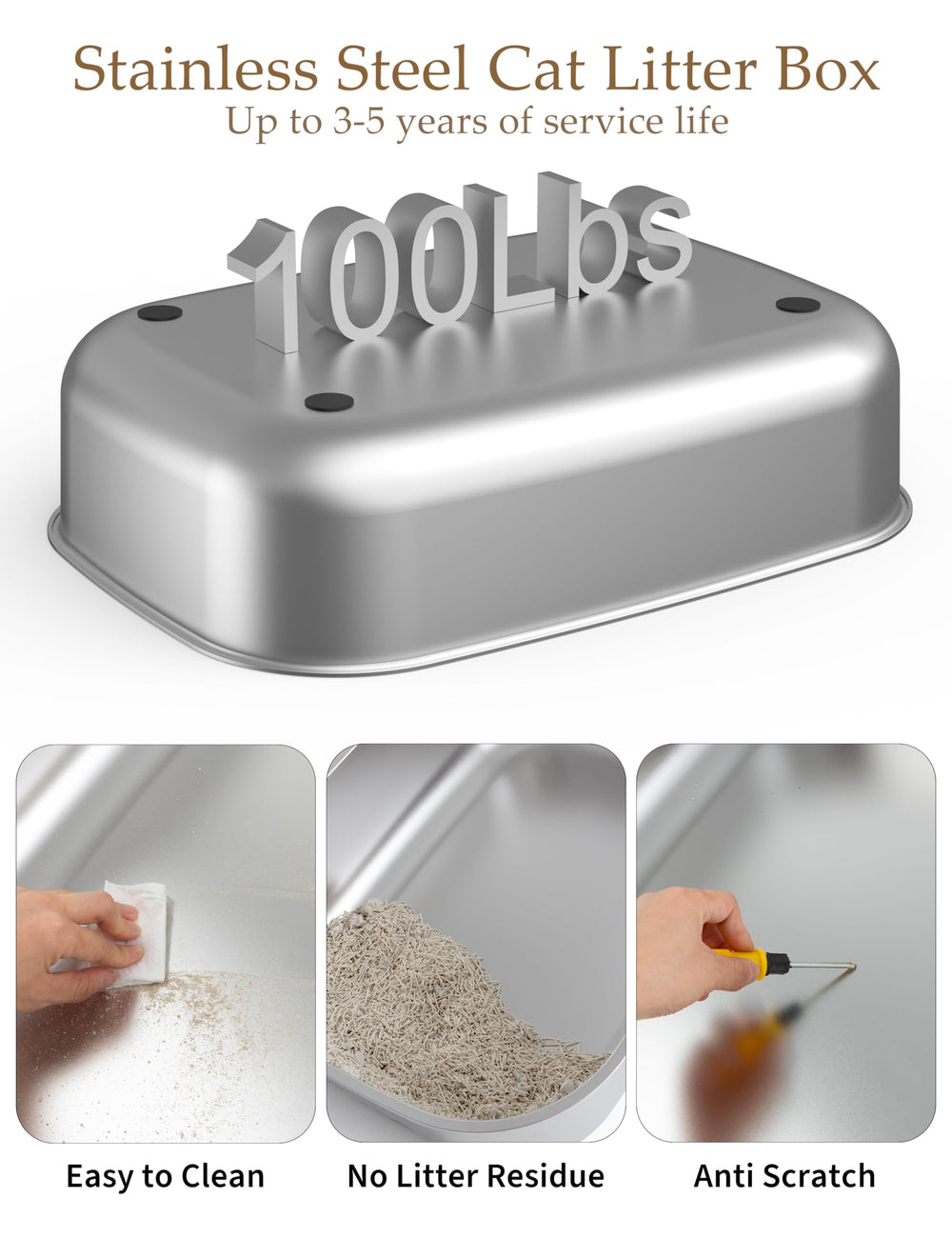 Salida superior para un acceso cómodo a la arena