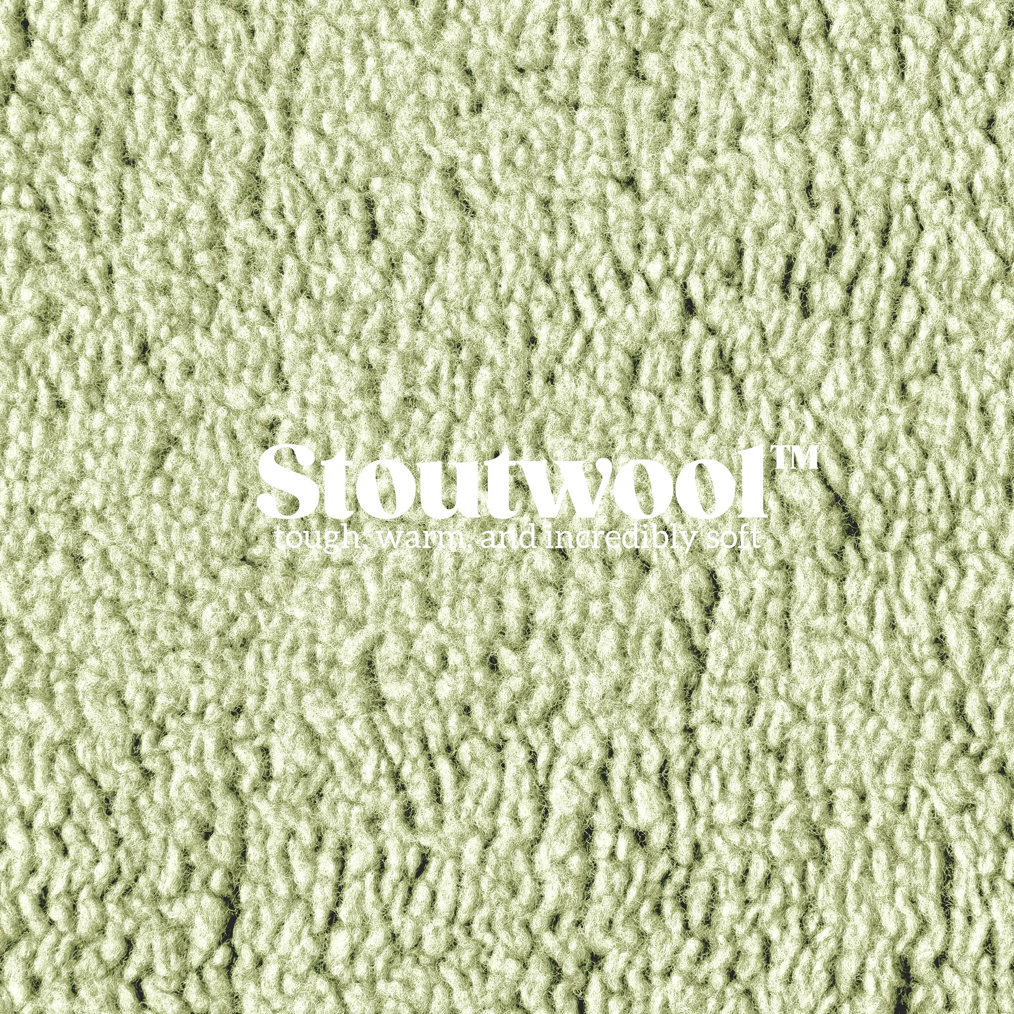 Pelzin Stoutwool, textura lana sintética, detalle de acolchado cómodo para razas pequeñas.