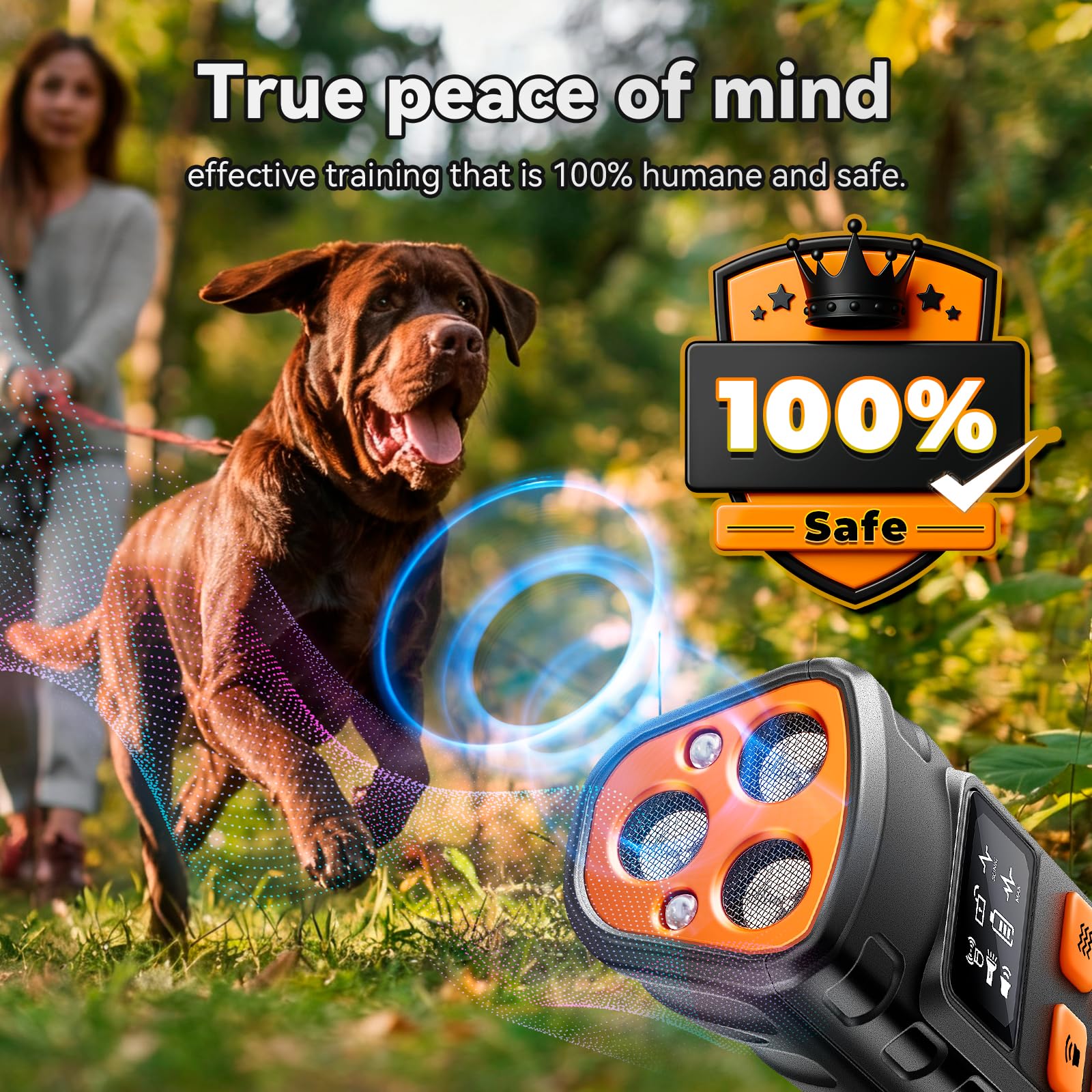 PEMOO Luz LED integrada para seguridad nocturna durante paseos