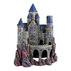 Penn-Plax Age-of-Magic, castillo majestuoso como centro visual del acuario.