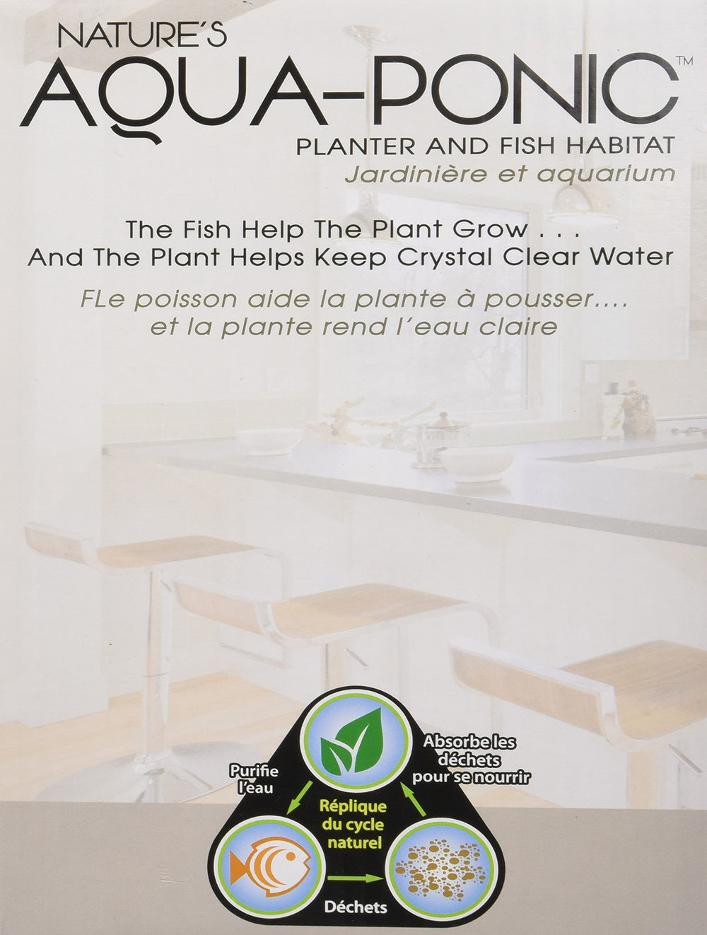 Penn-Plax APON1 betta en tanque compacto, espacio y agua estable.