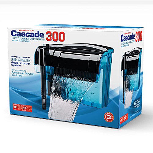 Ajuste de flujo visible en Cascade 300 de Penn-Plax para alimentar o limpiar sin esfuerzo.
