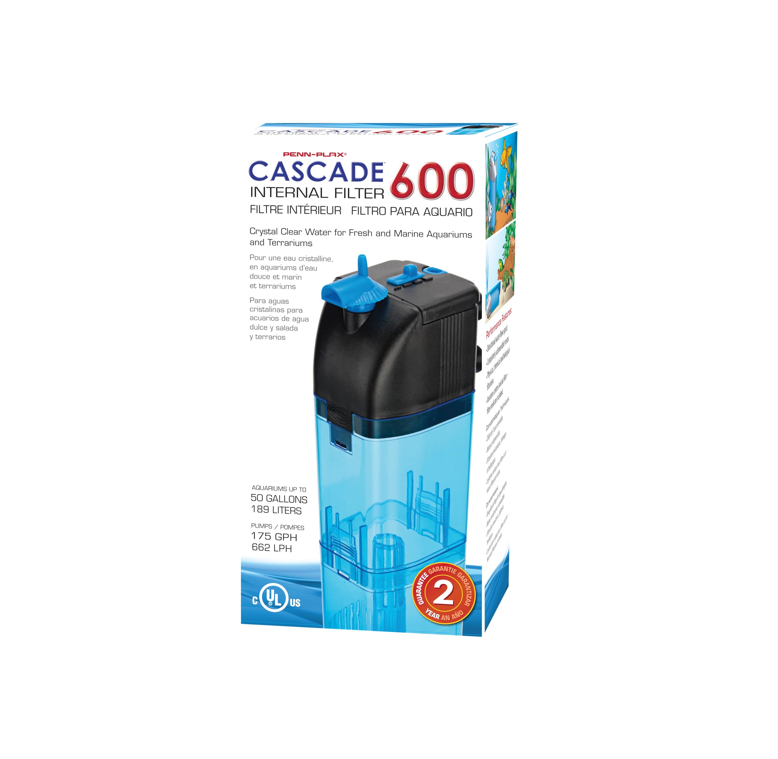 Cascade 600 boquillas direccionales para controlar la dirección del flujo