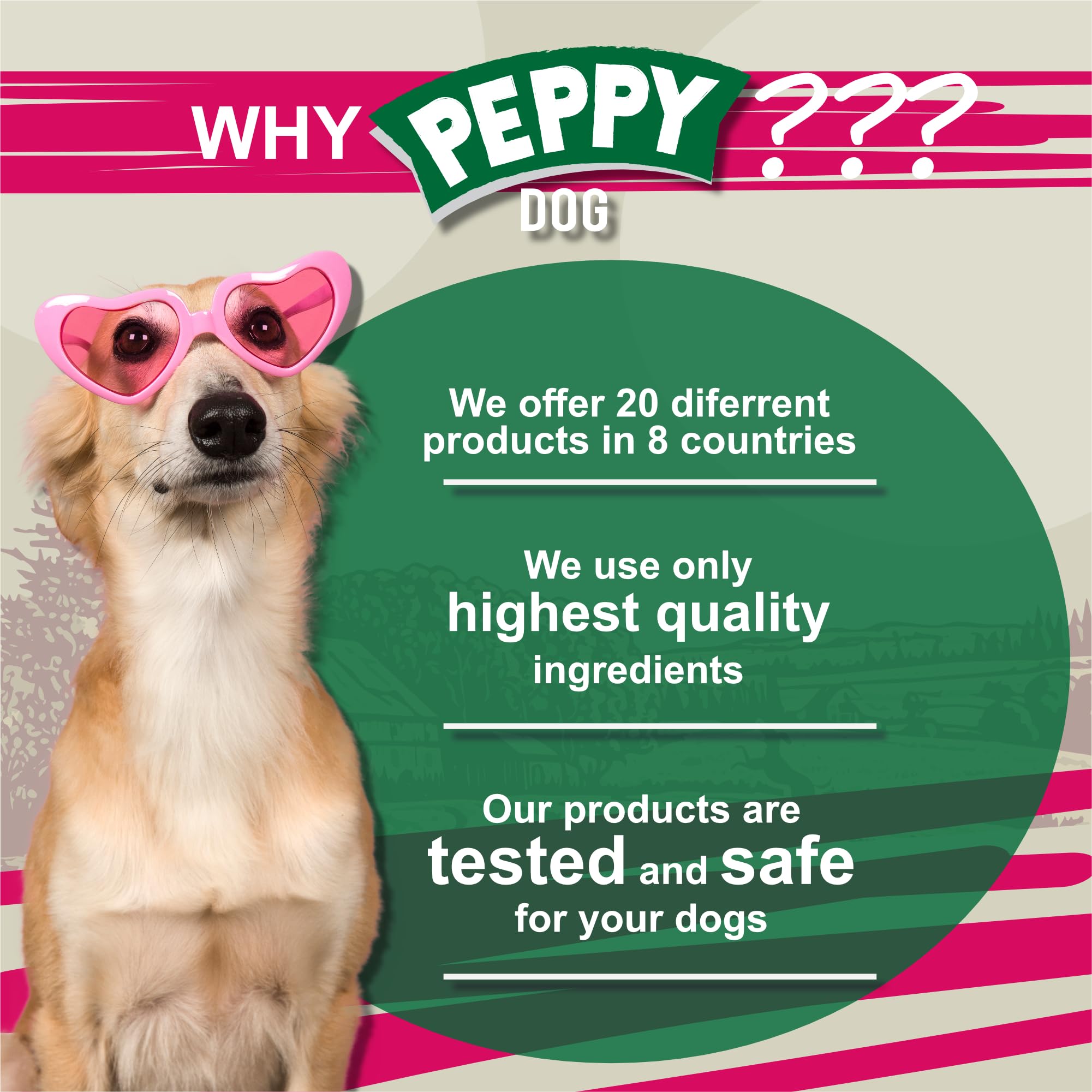 PEPPY DOG Digestibilidad mejorada oreja cerdo: opción suave frente a productos duros.