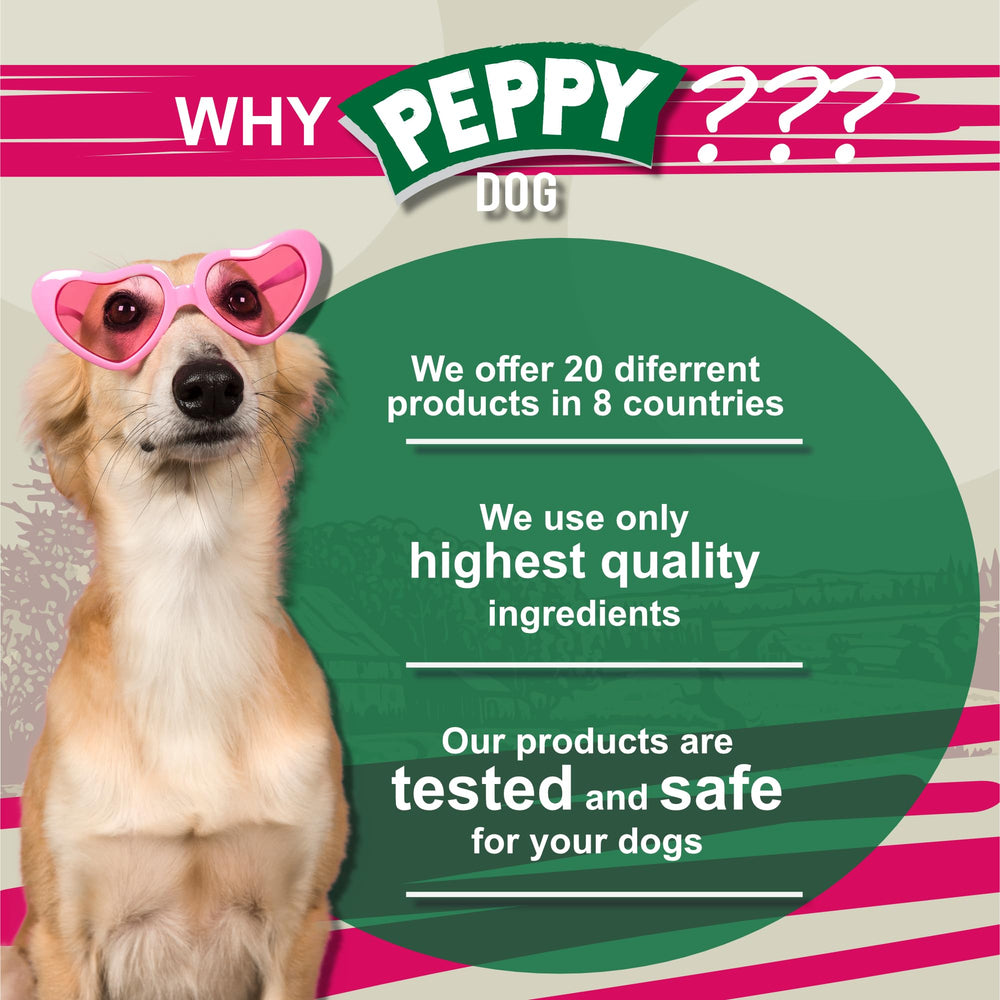 PEPPY DOG ideal entrenamiento masticacion orejas conejo pelo