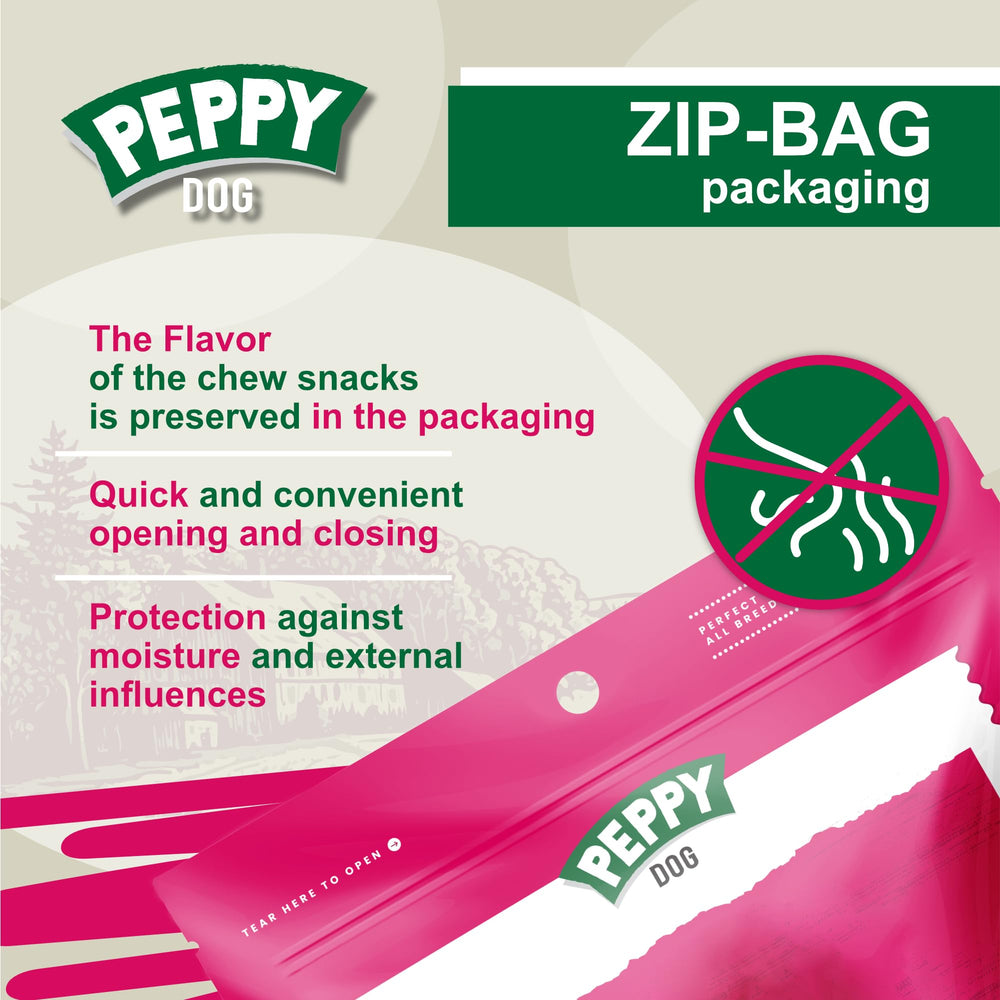 PEPPY DOG envase práctico para meriendas al aire libre de orejas con pelo