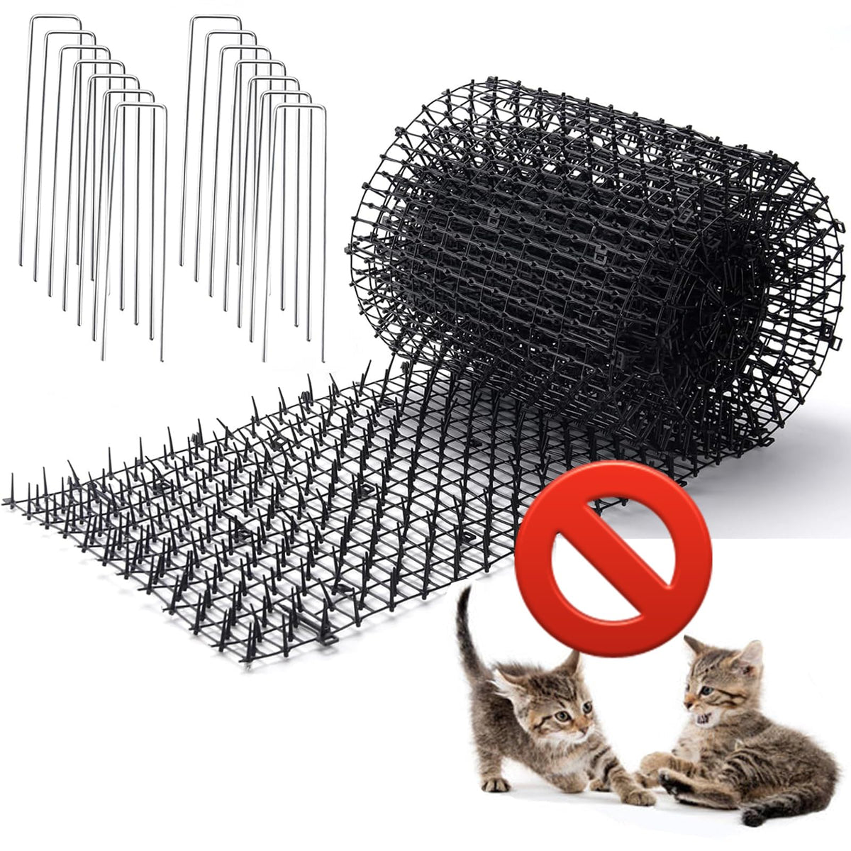 Manta antigatos PERFECT LASER, esterilla larga para exterior protege plantas