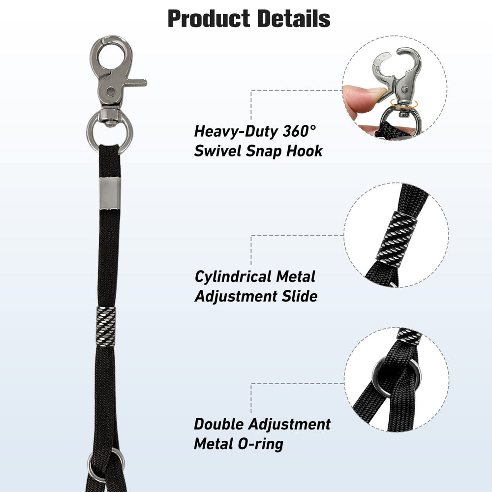 Periflowin hebilla de ajuste cilíndrica para seguridad del cuello.