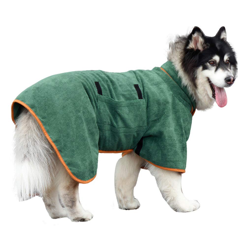 Periflowin abrigo-secado de microfibra para perro, absorbe humedad rápidamente