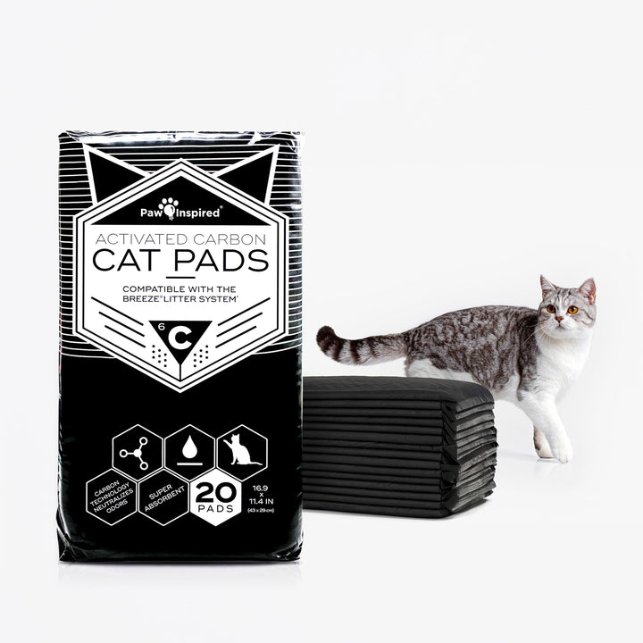 Peritas almohadillas para gato patitas inspiradas, caja limpia y ordenada.