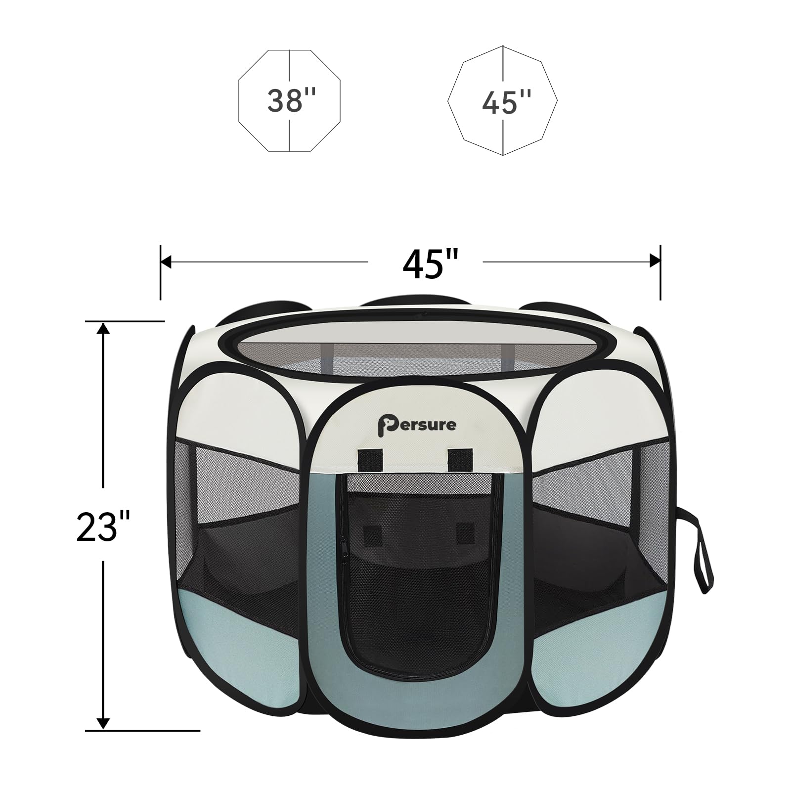 Persure Playpen incluye bolsa de transporte para viajes.